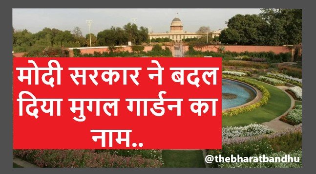 Mughal Garden Now Amrit Udhyan: मुगल गार्डन का नया नाम,अब अमृत उद्यान कहलाएगा कल राष्ट्रपति करेंगी उद्घाटन