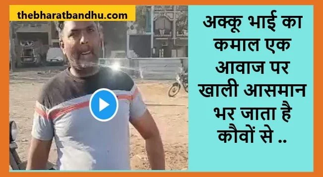Crow Man Of India Video Viral: एक आवाज और आसमान में अचानक से झुंड के झुंड कौवे आने लगते हैं नज़र 6 Crow Man Of India Video Viral: एक आवाज और आसमान में अचानक से झुंड के झुंड कौवे आने लगते हैं नज़र